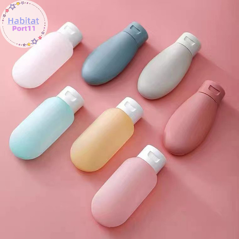 Habitatport 3 ชิ้น/เซ็ต Travel ขวดรีฟิลชุดแบบพกพา Essence แชมพู Body Wash ขวดคอนเทนเนอร์แบบพกพาบนเครื่องบินขนาดกะทัดรัด th