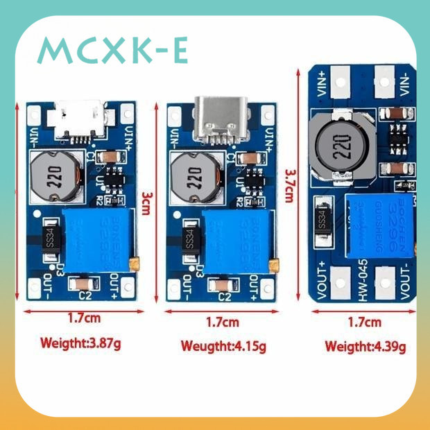 Mt3608 โมดูลพาวเวอร์ซัพพลาย แปลงสเต็ปอัพ DC-DC เอาท์พุต MAX 28V 2A