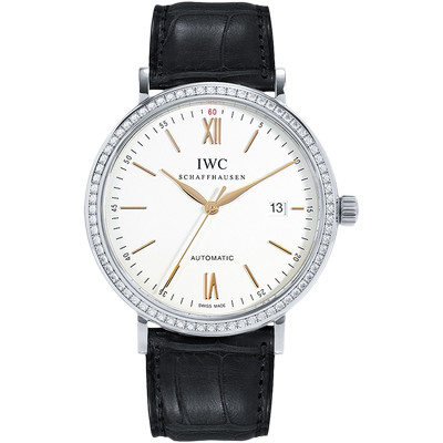 Iwc IWC IWC IWC IWC356517นาฬิกาข้อมือ ประดับเพชร สีแดง สําหรับผู้ชาย 60