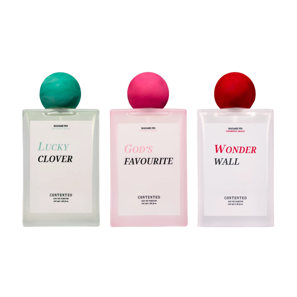 น้ำหอมมาดามฟิน X ชมพู่ น้องเกล Madame Fin X Chompoo Araya Contented 55ml. แท้100%