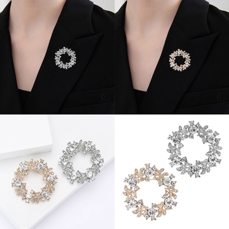 Cadiling Eye Catching Sophisticated พวงหรีด Pin สําหรับงานปาร์ตี้และประสิทธิภาพสวมใส่