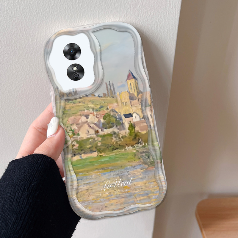 สําหรับOppo A18 A17 สําหรับOppoA18 สําหรับOppoA17 OPOP A18 0PP0 A17 OPปลอกHP Softcase Kesing Lucuโทร