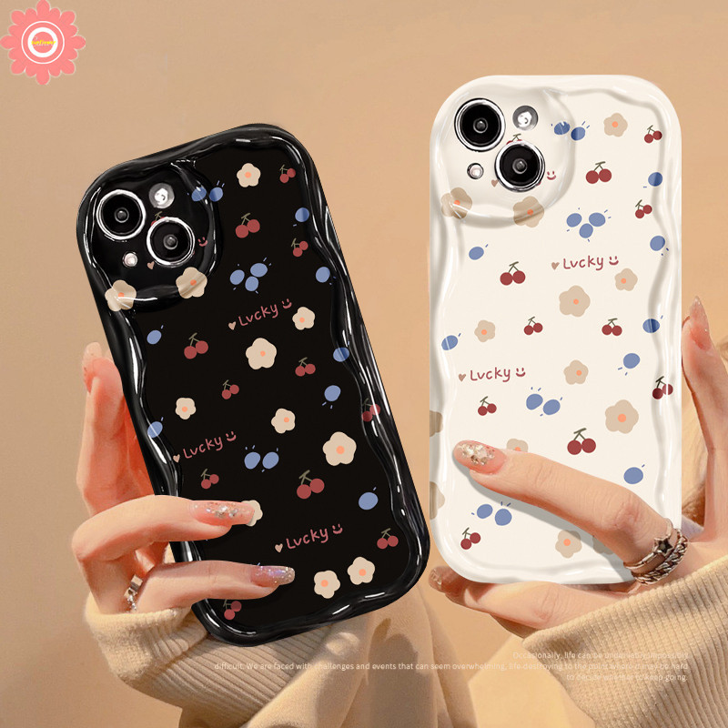 เคสโทรศัพท์มือถือ ลายกราฟฟิตี้ เชอร์รี่ ดอกไม้น่ารัก สําหรับ Vivo Y21s Y27s Y12s Y22 Y15 Y17s Y22s V27 Y15s Y02 Y27 Y35 Y16 Y36 Y51 Y33 Y21 Y20s Y31 V29 Y20 Y30 V25E Y91C Y11 Y12s Y91 Y17 V25
