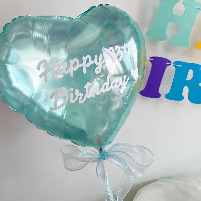 [มีส่งด่วน] ลูกโป่งฟอยด์ รูปหัวใจ 18 นิ้ว สีหวานลูกแก้ว สำหรับตกแต่งงานปาร์ตี้วันเกิด ส่งจากไทย - รูปที่ 4