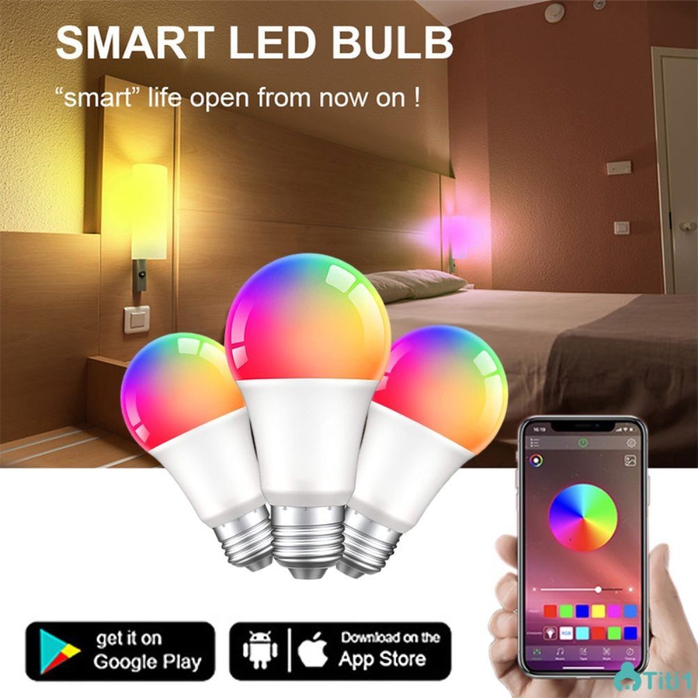Tuya Zigbee 12W 15W 18Wหลอดไฟสมาร์ทE27 RgbcwหลอดไฟLedหรี่แสงได้จับเวลาSmart Life AppควบคุมเสียงสำหรับGoogle Home Assistant TH1