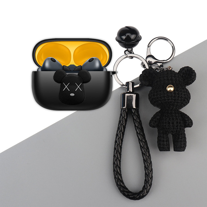 For Vivo tws 3e Case Cute Bear Keychain Pendant vivo tws 3Pro Silicone Soft Case Cartoon Dinosaur vivo tws 2e Shockproof Case vivo tws Air Cover