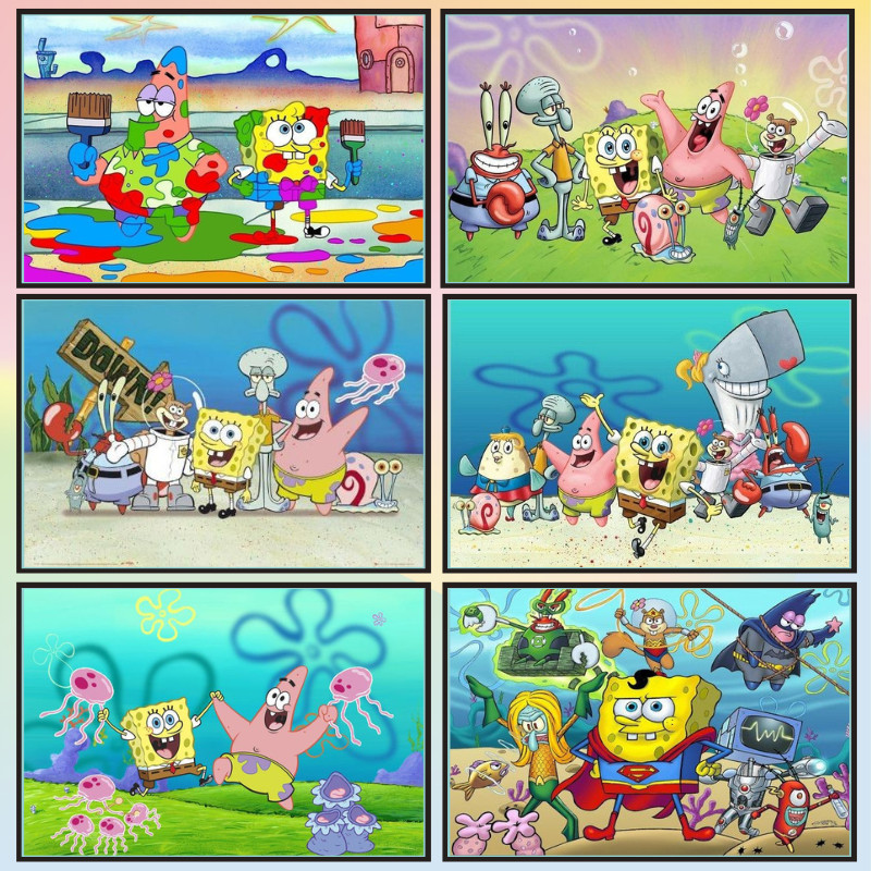 📣พร้อมส่ง📣【SpongeBob】jigsaw puzzle-จิ๊กซอว์-300-1000-ชิ้น- ชิ้นของเด็ก จิ๊กซอว์ไม้ 1000 ชิ้น จิ๊กซอว์ 1000 ชิ้นสำหรับผู้ใหญ่ จิ๊กซอ จิ๊กซอว์ 500 ชิ้น🧩21-7 จิ๊กซอว์ 1000 ชิ้น สำหรับ ผู้ใหญ่ ตัวต่อจิ๊กซอว์ จิ๊กซอว์ การ์ตูน