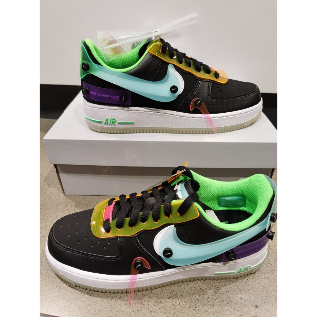 ♞,♘,♙Nike Air Force 1 Low 07 lv8 have a good game DO7085-011 ของแท้ 100% Sneakers รองเท้า light