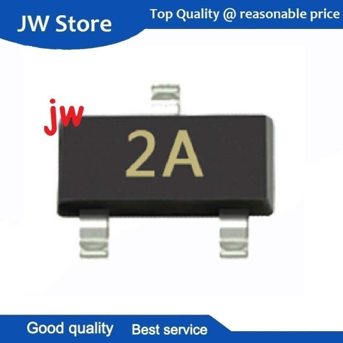 เครื่องมือชิ้นส่วน MMBT3906 3906 2A 2N3906 SOT23 PNP ทรานซิสเตอร์ SOT-23