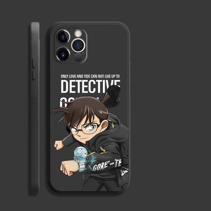 เคส OPPO A17 A16 A15 A15S A17K A3S A5S A7 A12 A5 2020 A9 2020 A31 A53 A33 A12E R9S GJ44D เคสโทรศัพท์มือถือ ซิลิโคนนิ่ม กันกระแทก ลายนักสืบโคนัน สําหรับ