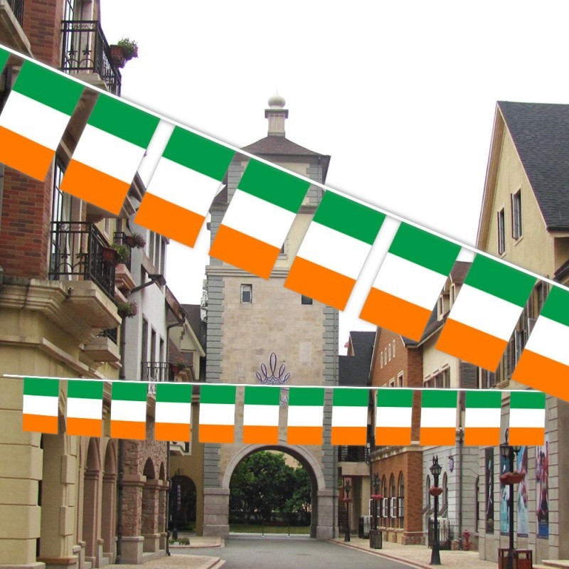 Ireland Flag String แบนเนอร์แขวนไอริช