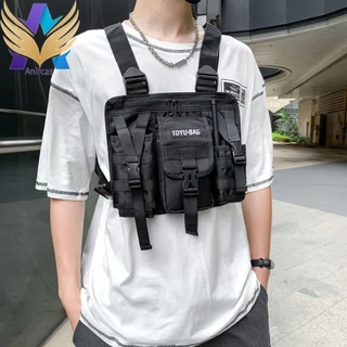 กระเป๋าคาดอกลําลอง น้ําหนักเบา สามารถปรับได้ เหมาะกับการพกพาเดินทาง ขี่จักรยาน สําหรับผู้ชาย