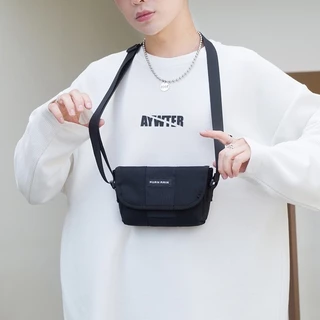 (HB-695) กระเป๋าสะพายข้าง สะพายไหล่ ชาย หญิง ผ้า แคนวาส