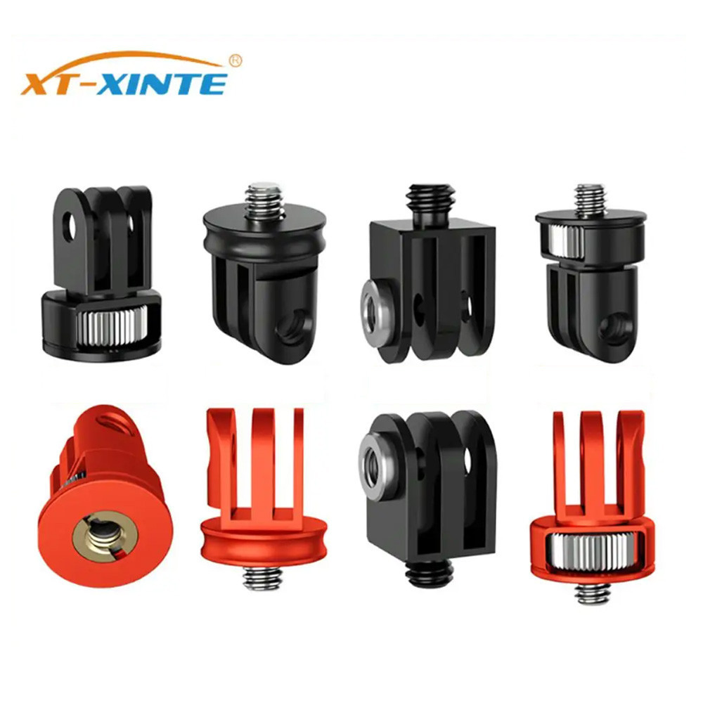 Xt-xinte อะแดปเตอร์เมาท์ขาตั้งกล้อง อะลูมิเนียมอัลลอย 1/4 สําหรับกล้องแอคชั่น
