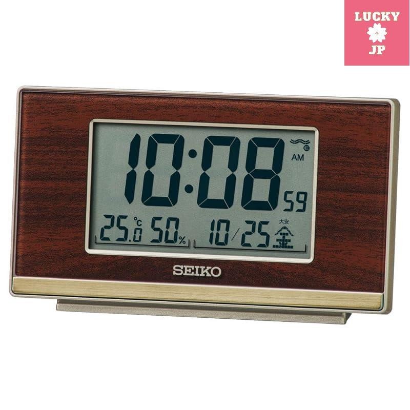 Seiko Clock Alarm Clock, digital, step-down snooze SQ793B