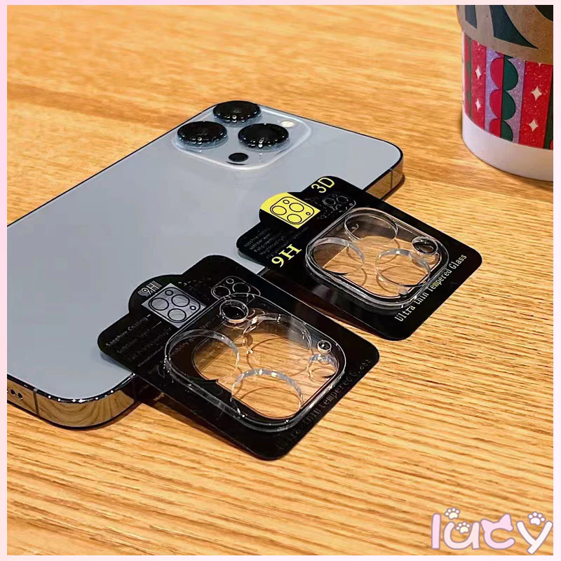 ฟิล์มกระจกเลนส์กล้องสำหรับ iphone 17PRO MAX 15 12 Pro Max 15 15 PRO 11 11Promax ad Pro 11 12.9 ใส ฟิล์มกันรอยกล้อง/12#9H