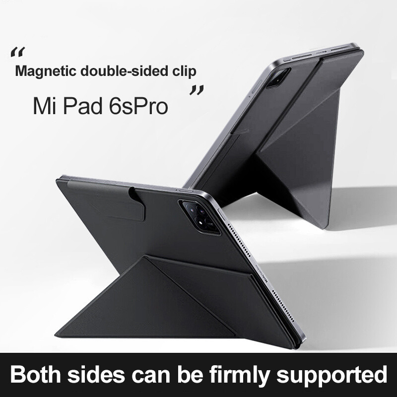 เคสแท็บเล็ตอัจฉริยะ แบบฝาพับแม่เหล็ก อัจฉริยะ 12.4 นิ้ว สําหรับ Xiaomi Pad 6S Pro