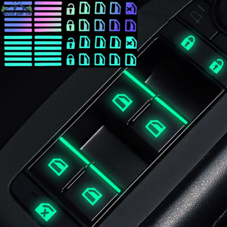 ชุดสติกเกอร์ติดปุ่มกดเรืองแสง หลากสีสัน มีกาวในตัว สําหรับติ…