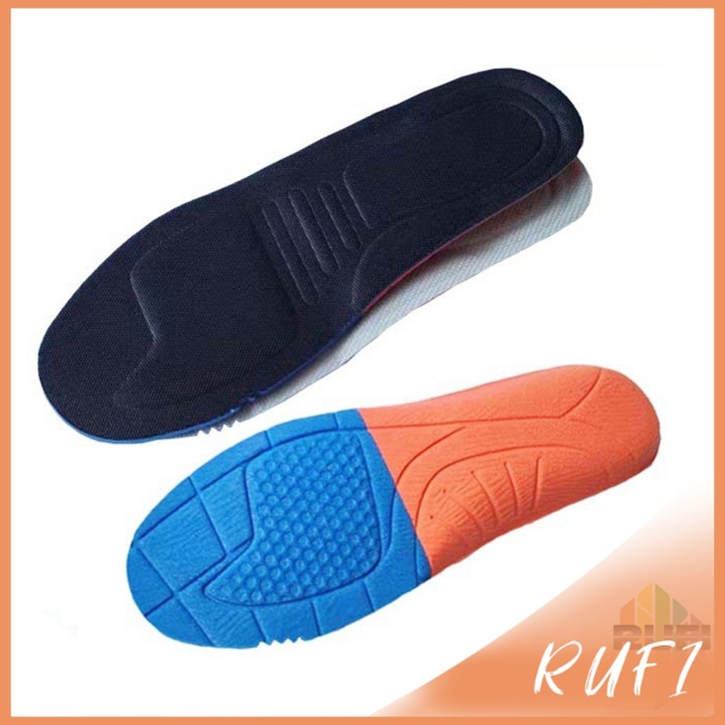 RUFI แผ่นรองเท้าเพื่อสุขภาพ แผ่นเสริมรองเท้าดูดซับแรงกระแทก ระบายอากาศได้ดี  insoles