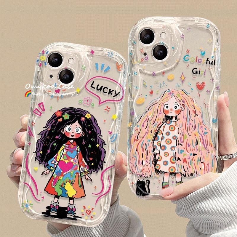 Ready Stock Redmi 13C A1 A12 Xiaomi 13T Pro Redmi Note 13 4G 12 11 10 9 8 Pro Redmi 12C 10C 9A 9C 9T Poco C65 Xiaomi 11 Lite 12 Poco X3 NFC Love Girl Phone Case Soft Protection Back Cover