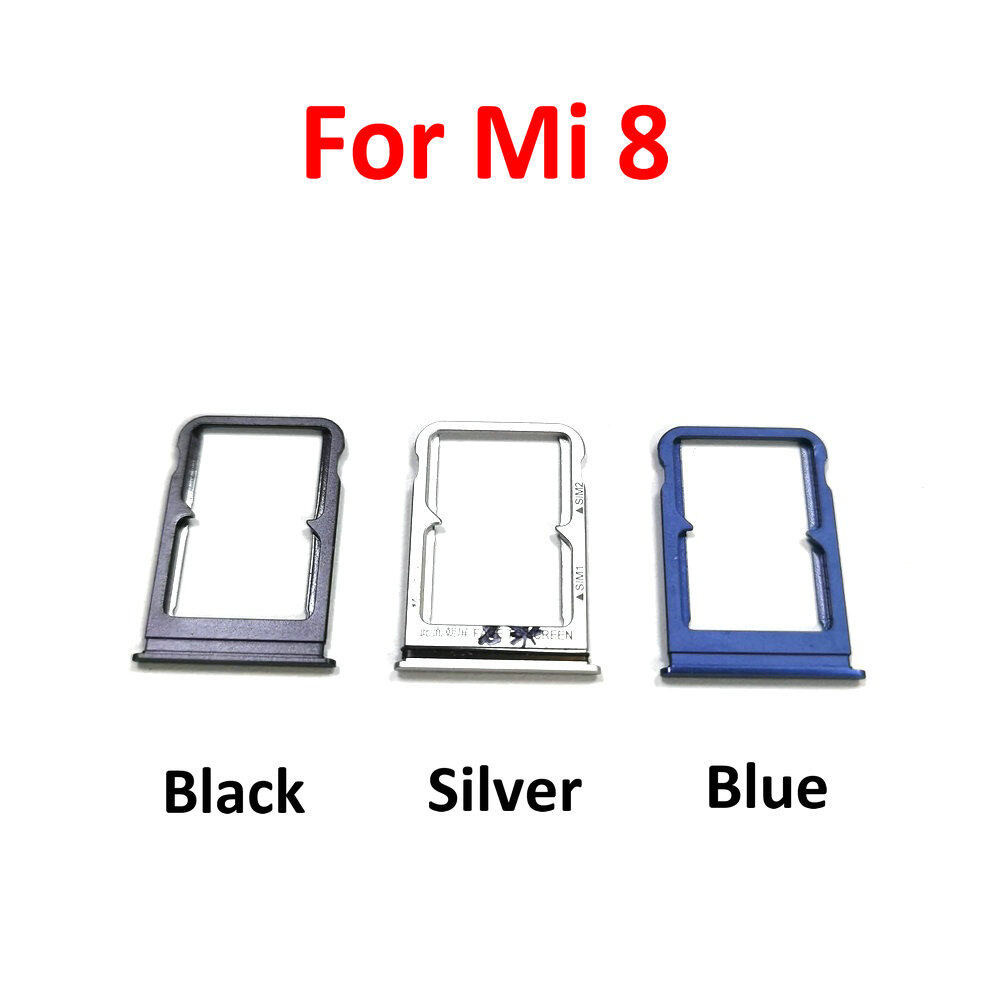 สําหรับ Xiaomi Mi 8 Mi8 ถาดซิมการ์ดที่ใส่อะไหล่ทดแทน