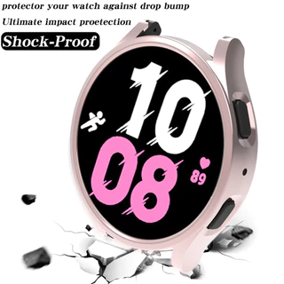 สําหรับ Galaxy Watch 4/5/6 40/44 มม.5pro 45 มม.PC Hollow ป้องกันกันชนสําหรับ Galaxy Watch 6 43 มม.47 มม.กรณีป้องกัน