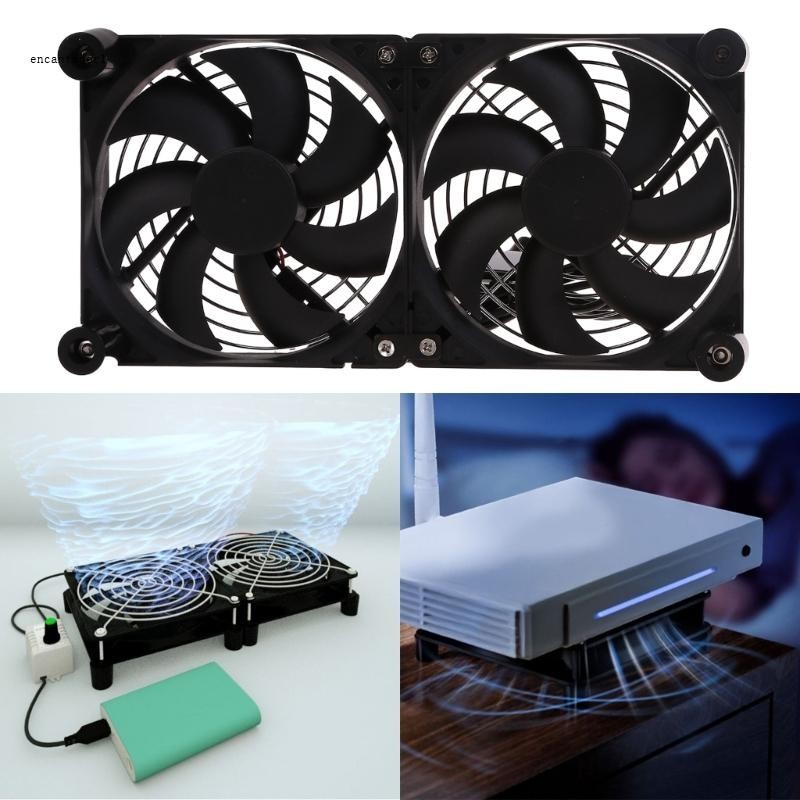 High-airflow พัดลมระบายความร้อนเราเตอร์ไร้สาย DC5V USB 80 มม. 8 ซม. 12 ซม. 24 ซม. สําหรับคอมพิวเตอร์ กล่องทีวี