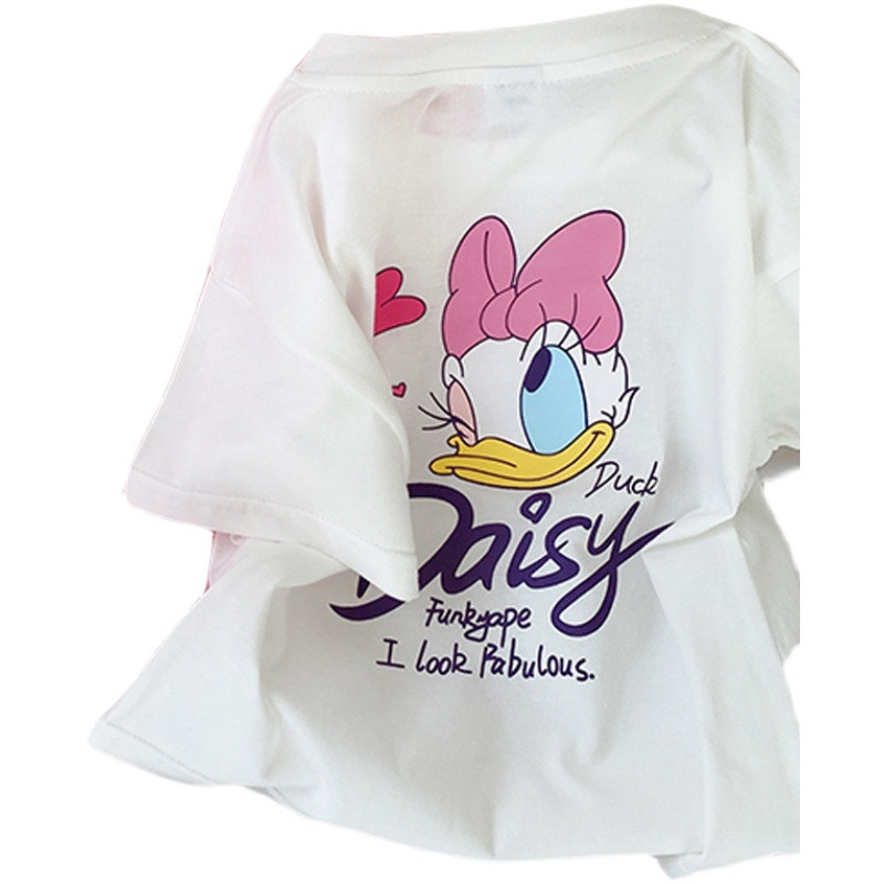 ฤดูร้อนใหม่อเมริกันลายการ์ตูนแขนสั้นเสื้อยืดลําลองรอบคอเด็กท็อปส์ - รูปที่ 3