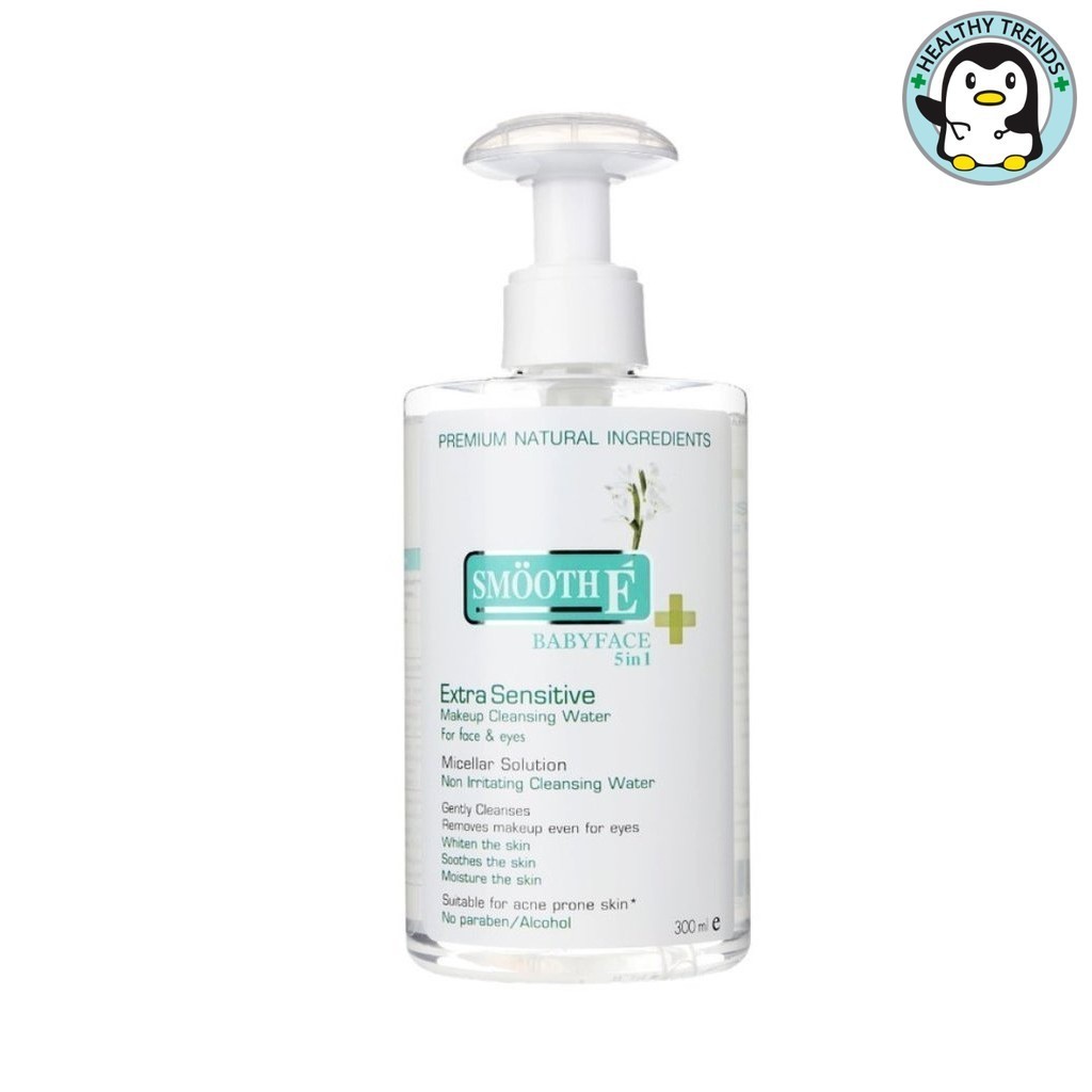 Smooth E Extra Sensitive Makeup Cleansing Water 300ML .คลีนซิ่ง ล้างเครื่องสำอาง สมูทอี