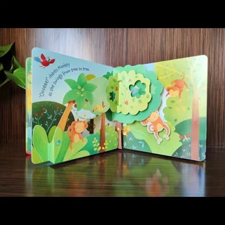 พร้อมส่ง หนังสือ POP UP 3D หนังสือเด็ก บอร์ดบุ๊ค ภาพสามมิติ เสริมพัฒนาการเด็ก ฝึกภาษาอังกฤษ มี 10 หน้า