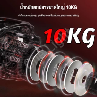 Daimano รอกหยดน้ํา รอกหยดนํ้า รอกเบส รอกเบท แรงลาก 10 กก. 7.2:1 รอกเบสตีไกลๆ รอกตกปลา ฟรีเหยื่อตกปลา