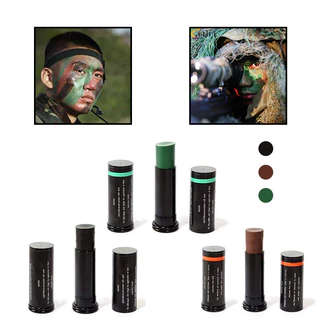ร้านคนไทย! สีพรางหน้าทหาร 3แท่ง3สี ตำรวจ วู้ดแลนด์ ปลอดภัยสำหรับเด็กและผู้ใหญ่ เหมาะกับกิจกรรมกลางแจ้ง