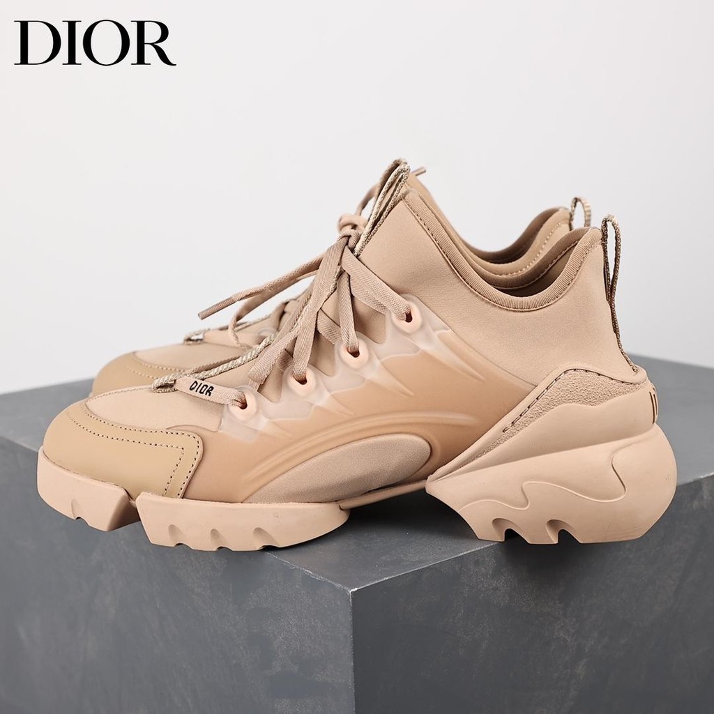 คริสเตียน ดิออร์ Authentic Christian Dior แท้ Dior D Connect Sneakers แบรนด์หรู รองเท้ากีฬา รองเท้าส