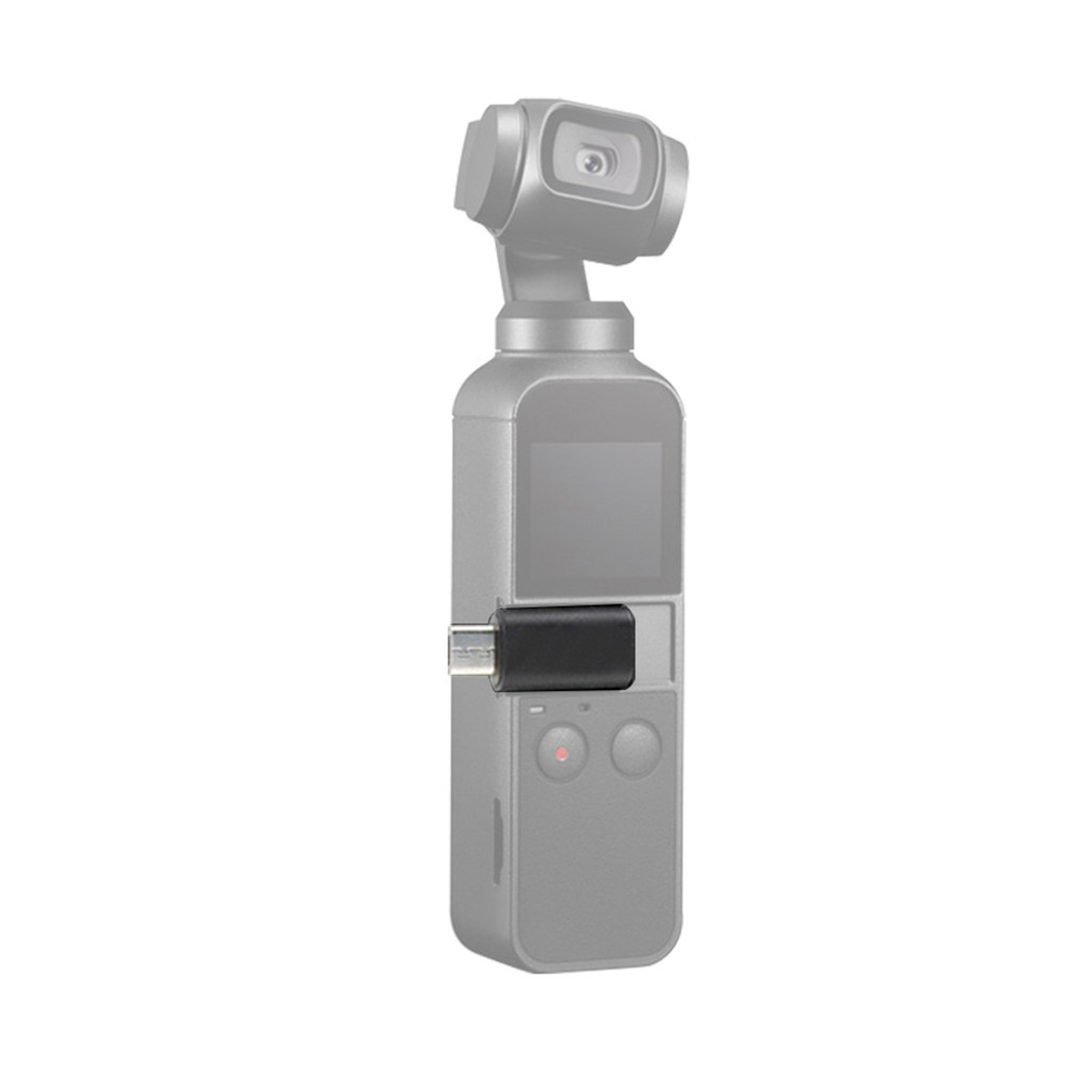 FEICHAO สําหรับ DJI Osmo Pocket 1/Pocket 2 อะแดปเตอร์โทรศัพท์มือถือ USB Type C พอร์ตข้อมูลโทรศัพท์ Connector อุปกรณ์เสริมกิมบอลมือถือ