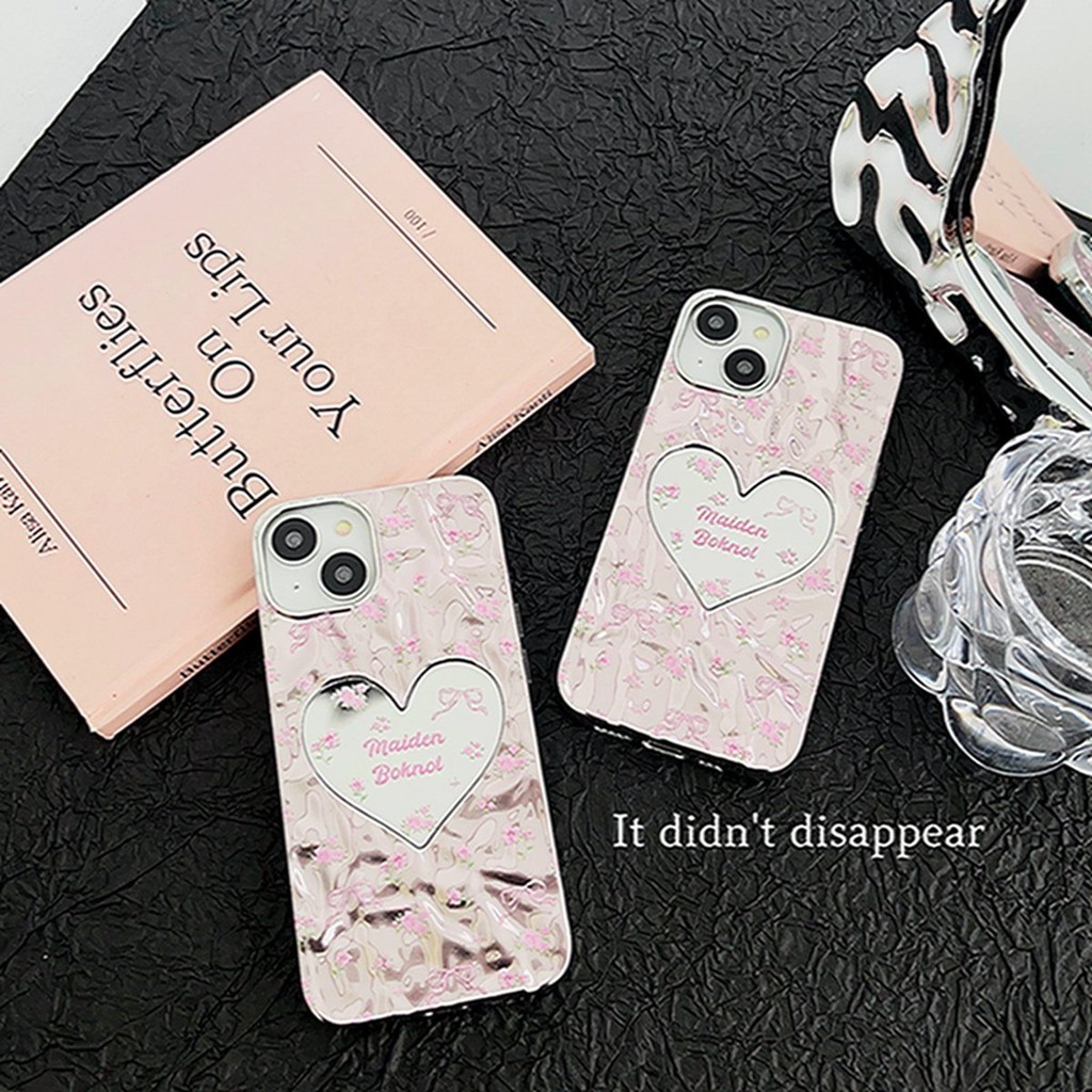 กรณีเข้ากันได้กับ iPhone 16 Pro Max11 12 13 14 15 สีชมพู Bowtie ดอกไม้รูปแบบ Soft TPU Anti-scratch กันกระแทกโทรศัพท์มือถือกรณี Dirt Resistance เปลือกป้องกัน
