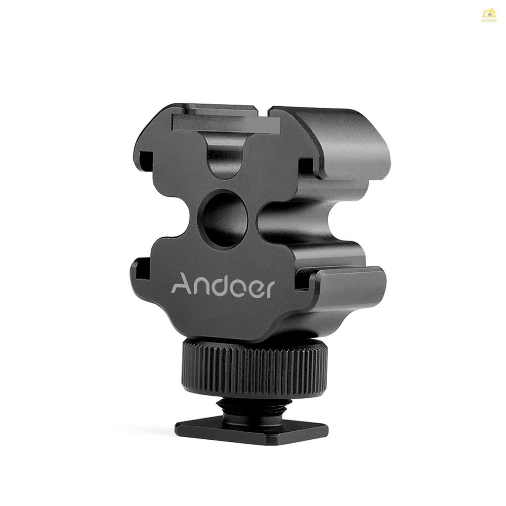 Andoer ขาตั้งกล้องอลูมิเนียม แบบพกพา สําหรับกล้อง DSLR ILDC ไมโครโฟน ไฟวิดีโอ