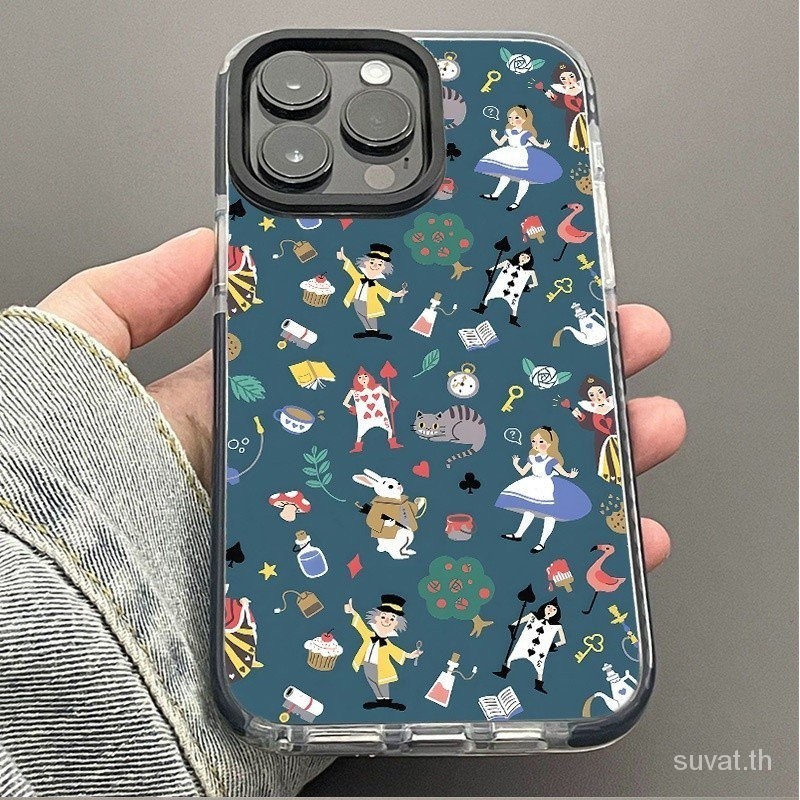 เคสโทรศัพท์มือถือแบบใส กันกระแทก ลายการ์ตูนฝูงชน สําหรับ iPhone 11 12 13 14 15 pro xr xs xsmax 15 14 12 13 11 promax 7 8plus BHXR