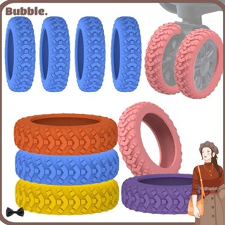 Bubble ฝาครอบล้อกระเป๋าเดินทาง ซิลิโคน ลดเสียงรบกวน 8 ชิ้น ต…