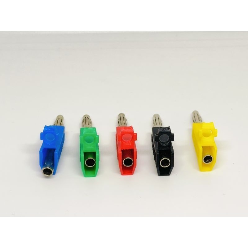 จากไทย จำนวน 5ตัว บานาน่า STACKABLE 4 มม.ปลั๊กกล้วย ปลั๊กแจ็คสำหรับทดสอบ Probes gi ออกบิลได้ค่ั