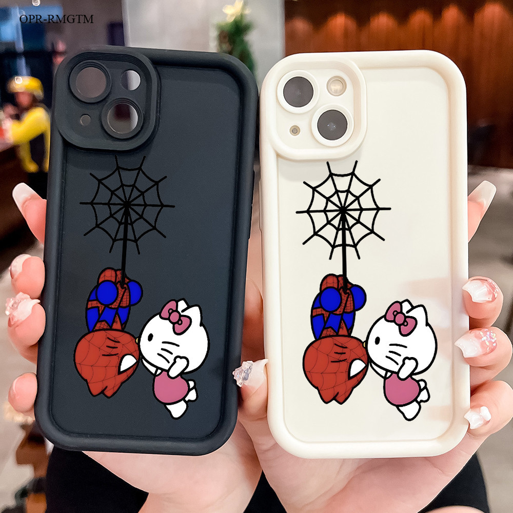 Realme 11 8 8i 7i C17 5 5i 5S 6i 2 Pro 4G 5G เคสเรียวมี สำหรับ Spider-Man Hello Kitty Case เคส เคสโทรศัพท์
