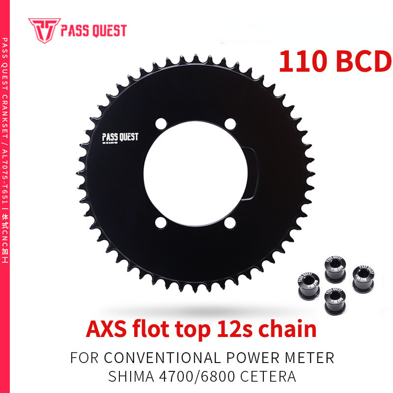 MAGENE ใบจานหน้า 110 BCD 4 สลักเกลียว AERO AXS dura ace FC-9000 Shimano 105 5800 Ultegra 6800 tiagra