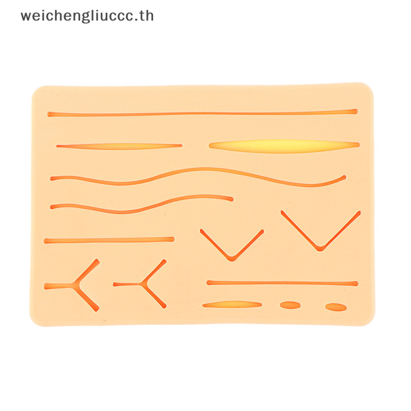 Th แผ่นซิลิโคน สําหรับฝึกบาดแผล