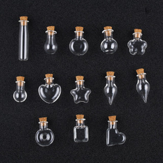 ขวดแก้วเปล่า ขนาดเล็ก สําหรับใส่ไม้คอร์ก ตกแต่งงานแต่งงาน วั…