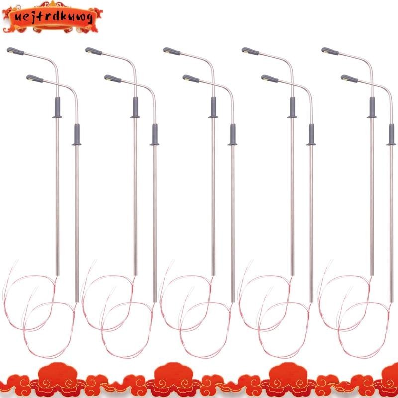 โคมไฟถนน LED โมเดลหัวเดียว 1: 100 uejfrdkuwg 10 ชิ้น