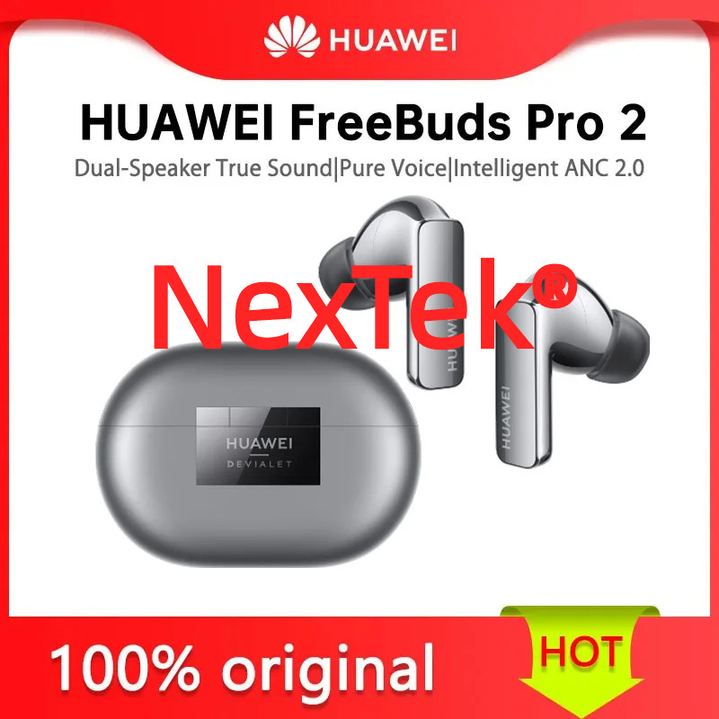แท้100% Huawei FreeBuds Pro 2 หูฟัง Hi-Res Audio Wireless Bluetooth Headphone Intelligent Active Noise Cancellation Earbuds