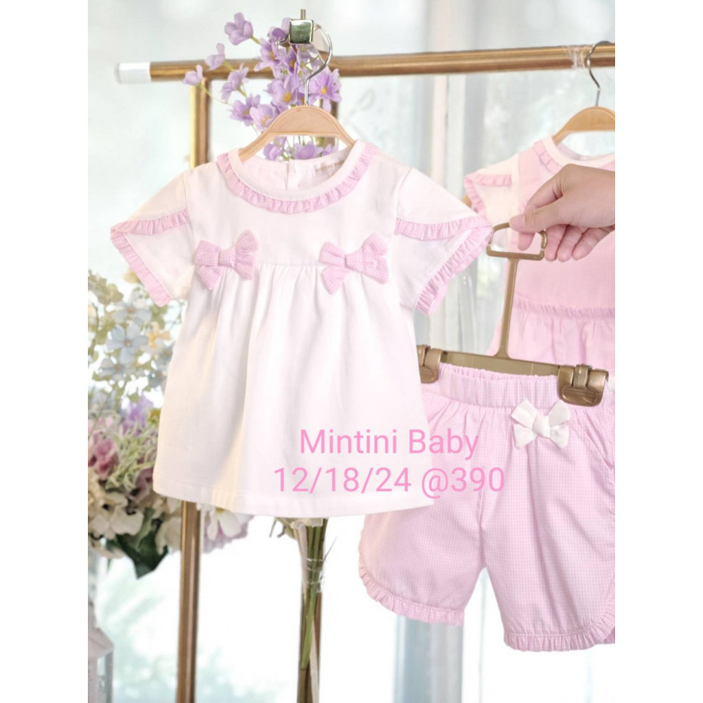 Mintini set 2 pcs.เสื้อ+กางเกง ชุดเซ็ต