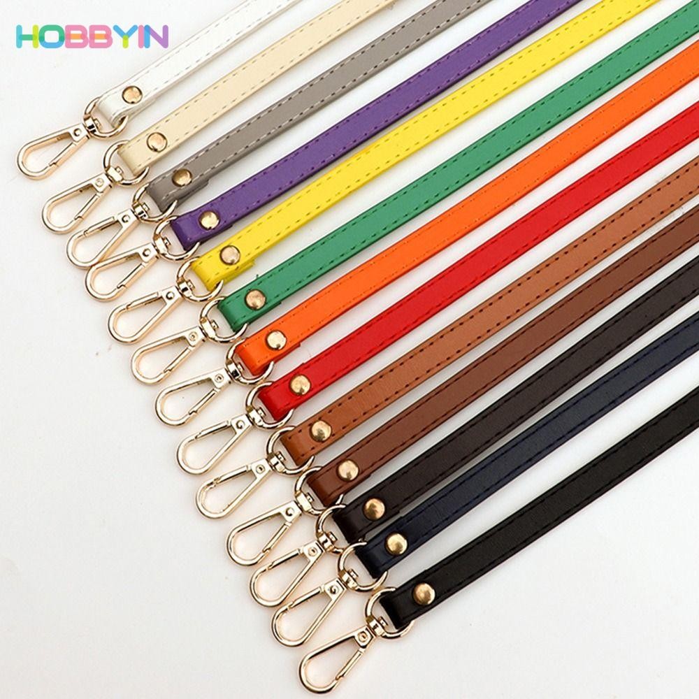HOBBYIN สายหนัง 120 ซม. ผู้หญิง เปลี่ยนได้ กระเป๋าสะพายไหล่ ปรับได้ อุปกรณ์เสริม