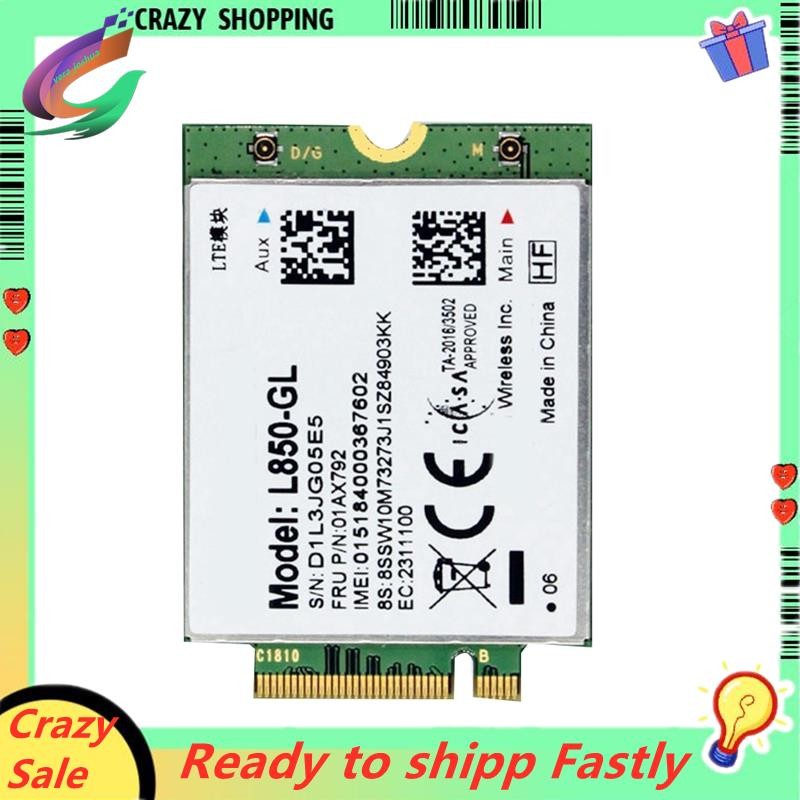 L850 GL WiFi การ์ด 01AX792 NGFF M.2 โมดูลสําหรับ Lenovo ThinkPad T580 X280 L580 T480S T480 P52S ทนทา