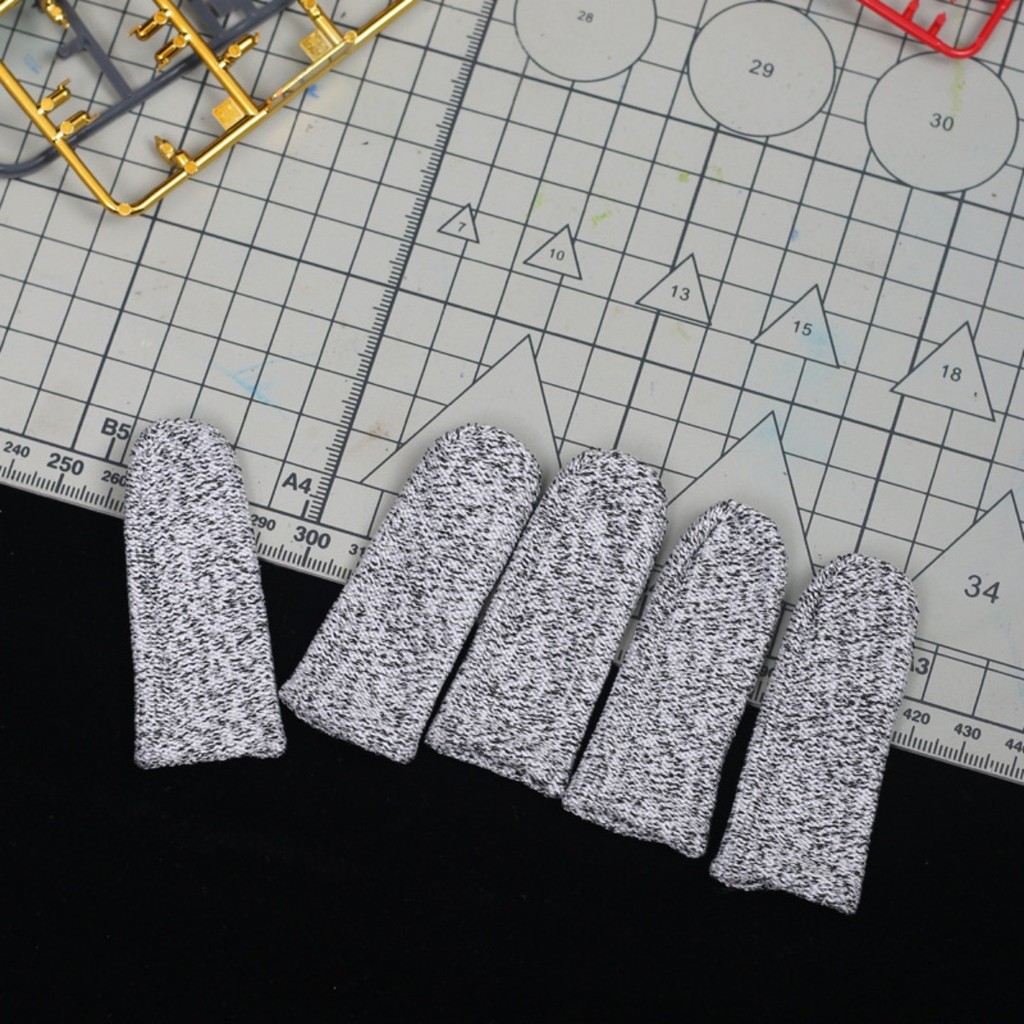 5pcs HD ST002 ประกอบนิ้วมือป้องกัน Cots สําหรับ Gundam Gunpla อาคาร GK ชุดทําเครื่องมือ Anti ตัดถุงม