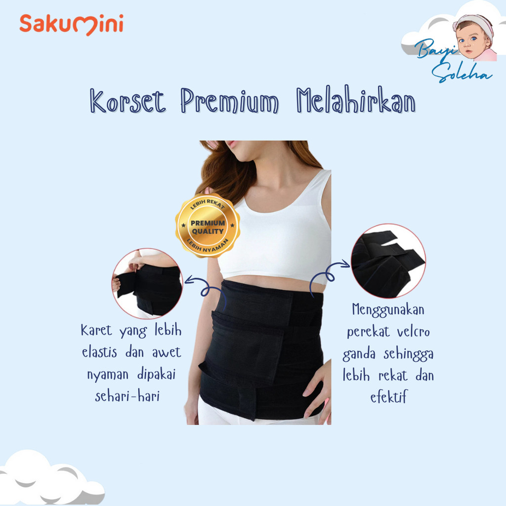 [BS] New Life 3 Band Premium Postpartum Corset สําหรับ Caesarean และ Normal Birth / Maternity Corset